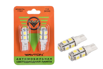 Wayton T907 (12V) Т10 (W5W) Яркость 90 LM