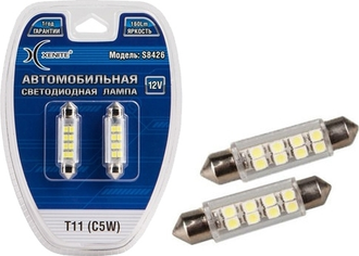 Xenite S8426 (12V) Т11 (C5W) Яркость 160 LM