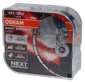 Osram H1 Night Breaker Laser DuoBox