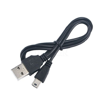 SilverStone F1 Кабель USB - miniUSB 40см, черный