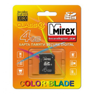 Mirex SDHC 4 GB (class 10)