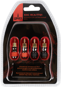  URAL Коннектор сигнальный RCA КНС RCA-ТТ01