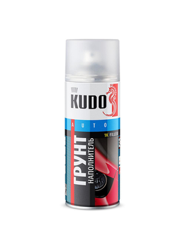 KUDO Грунт-наполнитель 1К (серый) , 520 мл KU-2201
