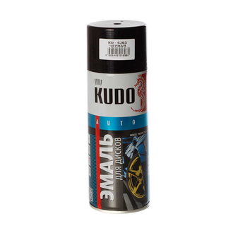 KUDO Эмаль для дисков черная , 520 мл KU-5203