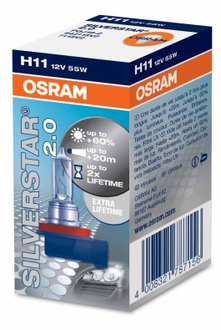 Osram H11-12v 55w - PGJ19-2+60% SilverStar (64211SV2)