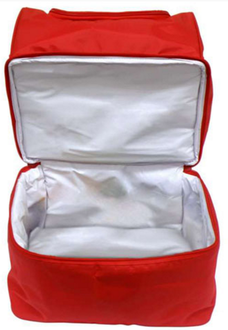 iSky Сумка-термос  полиэстер, 27,5x20x14,5 см, красный