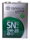 Масло моторное Toyota  SN 5W-20, 4л