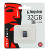 Kingston 32 GB (class 10, UHS-I, 80 МБ/с, без адаптера)
